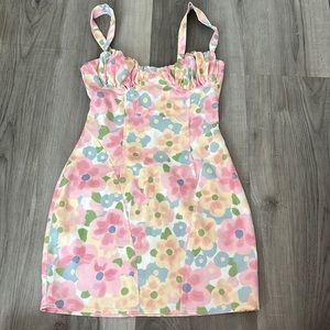 Floral mini dress